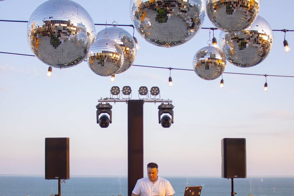 Disco Balls DJ Booth