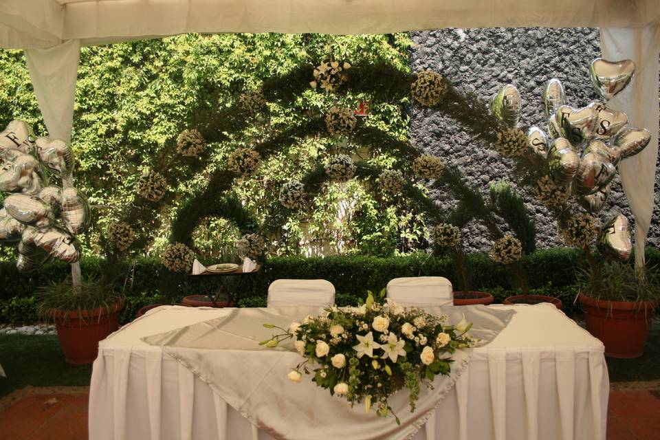 Mesa principal de boda