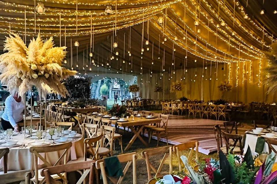 Boda en carpa