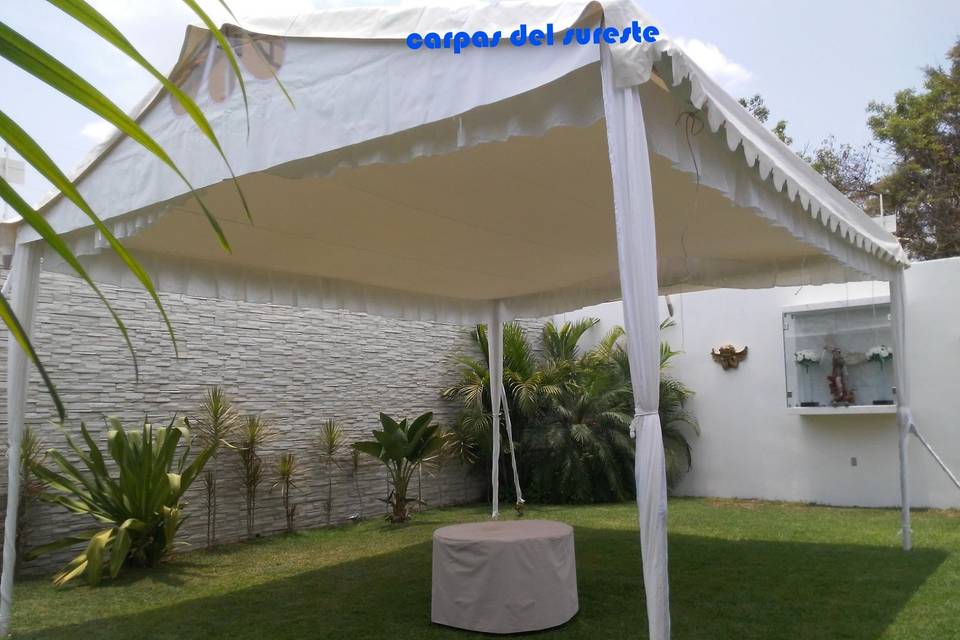 Carpa Semi Árabe de 4 x 6 mts.