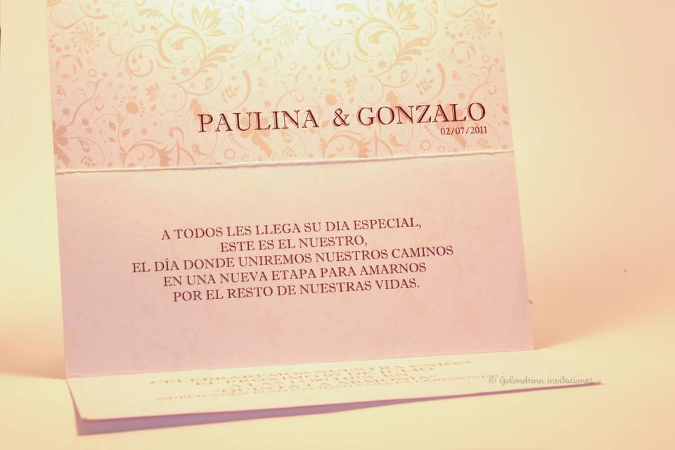 Golondrina Invitaciones