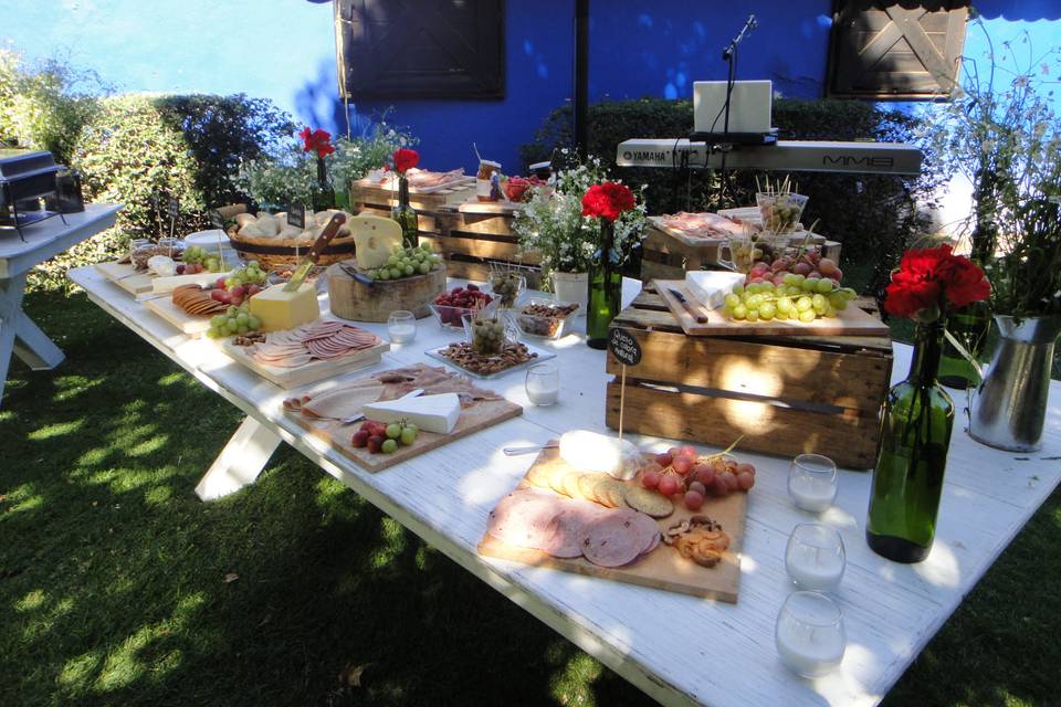 Mesa de canapés