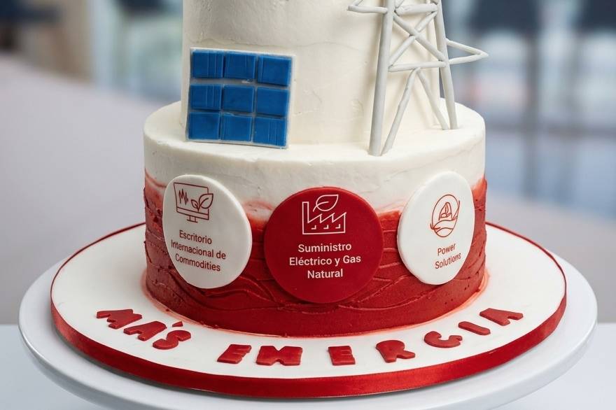 Pastel empresarial para 100pax