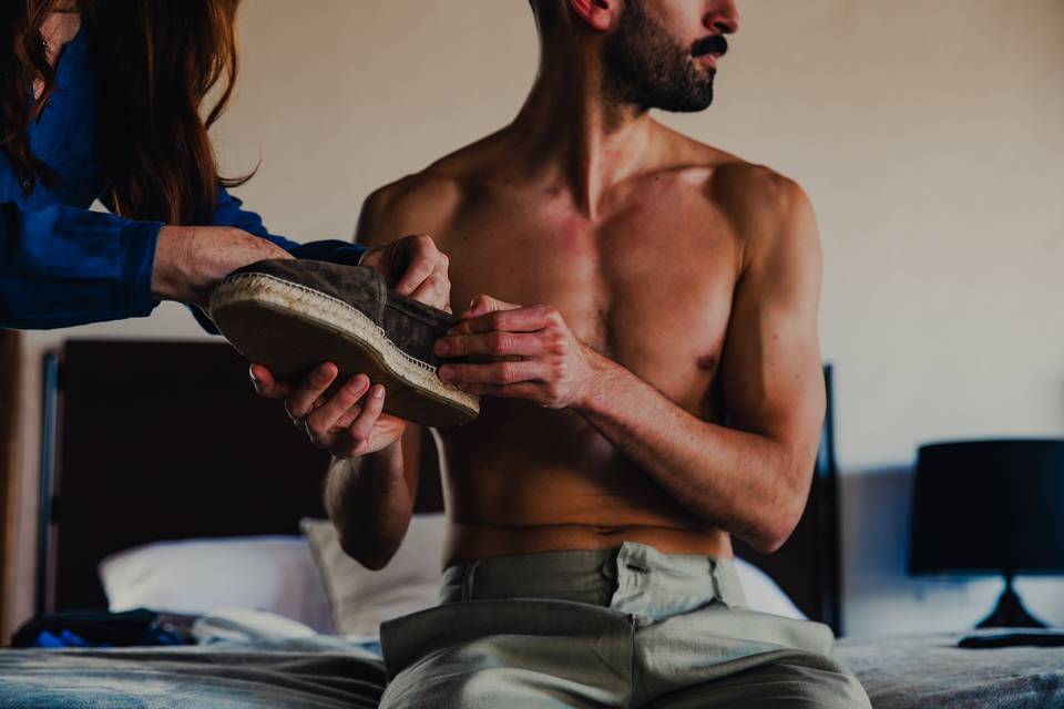 El arreglo del novio