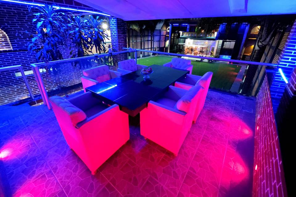 Terraza romántica
