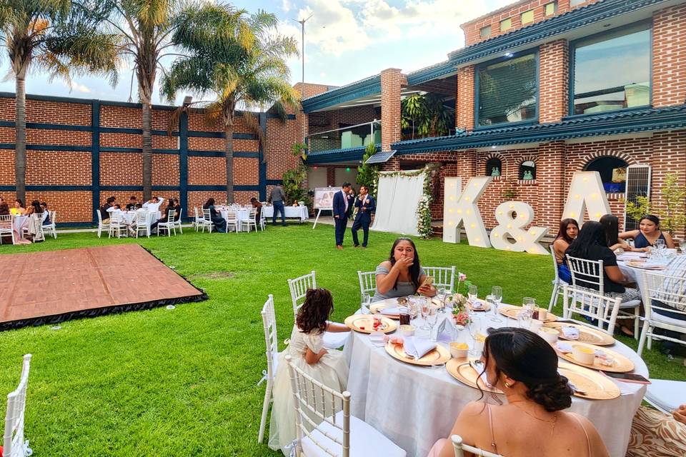 Jardín de bodas