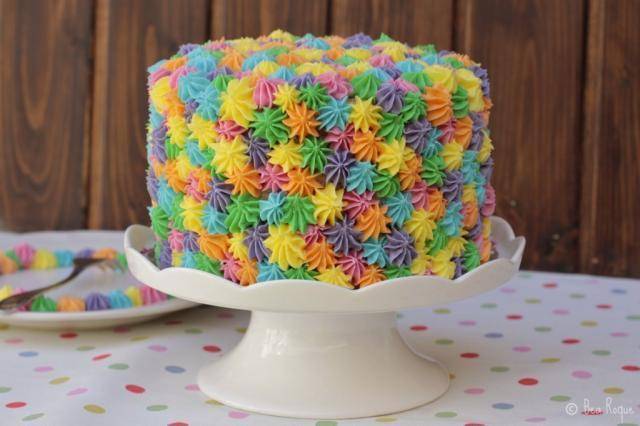 Pastel de colores