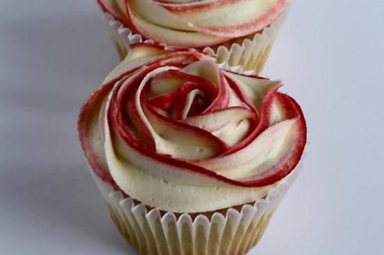 Cupcakes diseño rosas