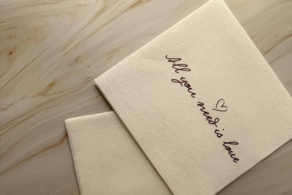 Servilleta personalizada