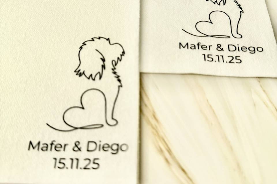 Servilleta personalizada