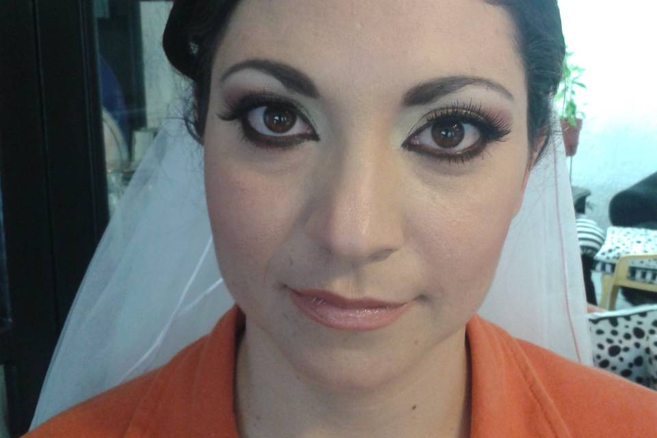 Maquillaje de novia de día