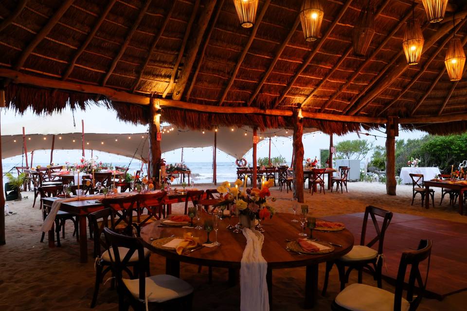 RECEPCION EN LA PALAPA