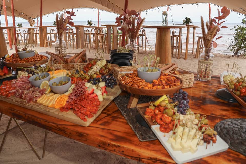 Hora de coctel frente al mar