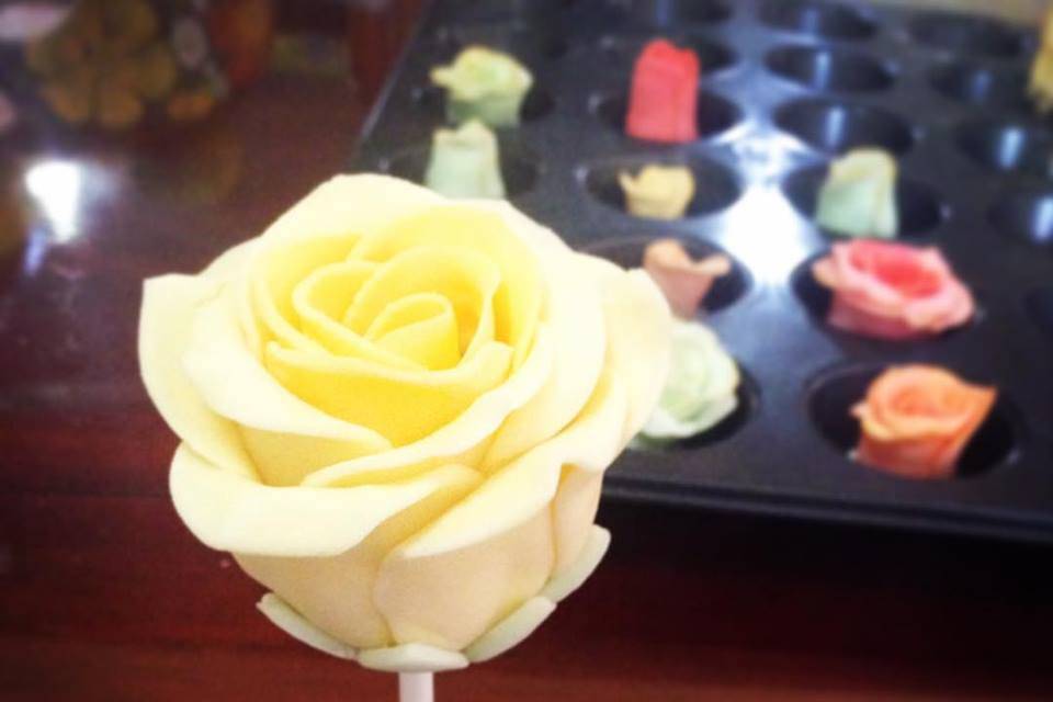 Flores de fondant