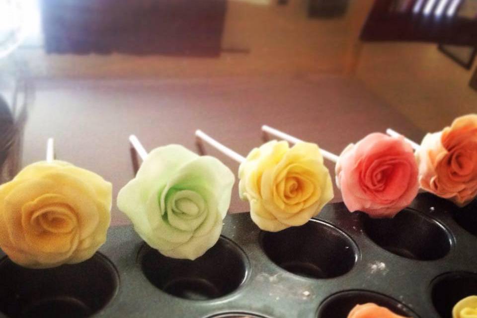 Flores de fondant