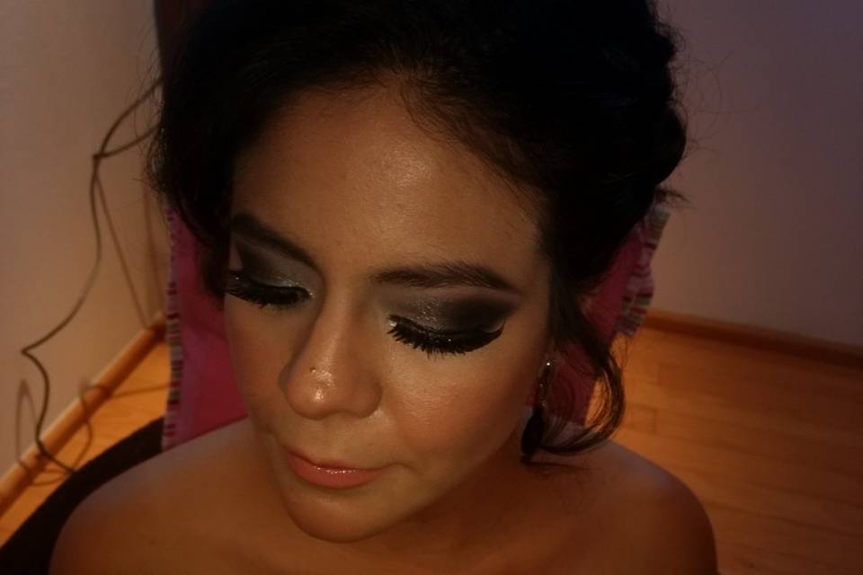 Hermosa clienta Makeup