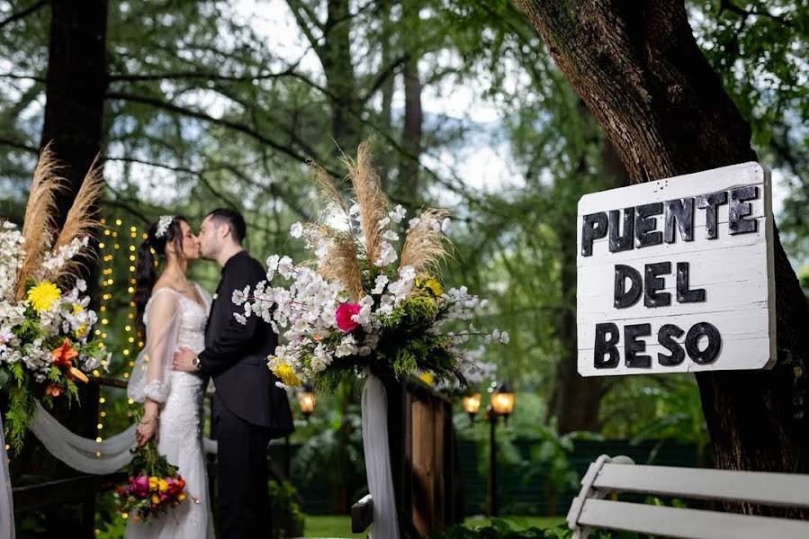 Beso romantico