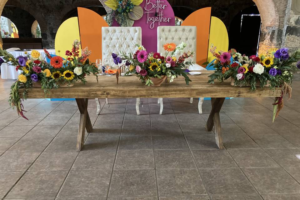 Mesa de novios