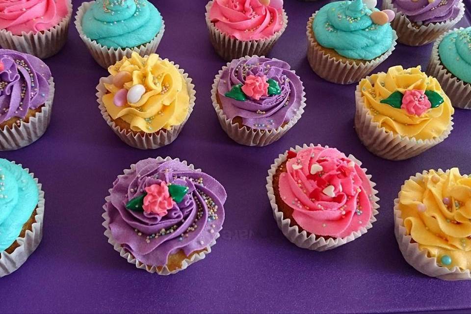 Cupcakes de colores