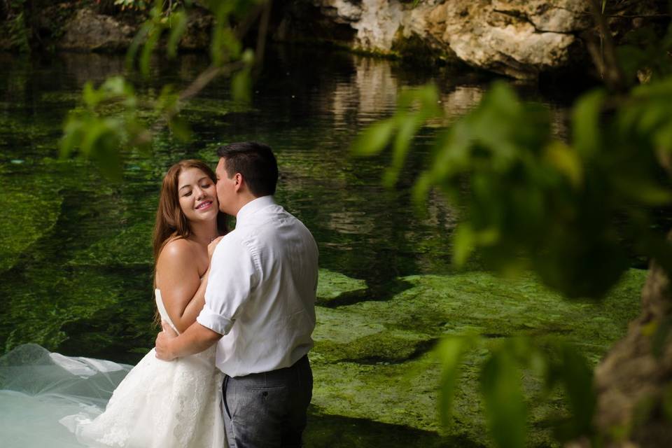 Trash the dress en la playa