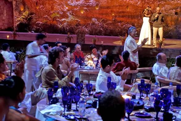 Recepcion en Xcaret