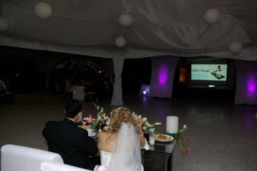 Música e iluminación para bodas