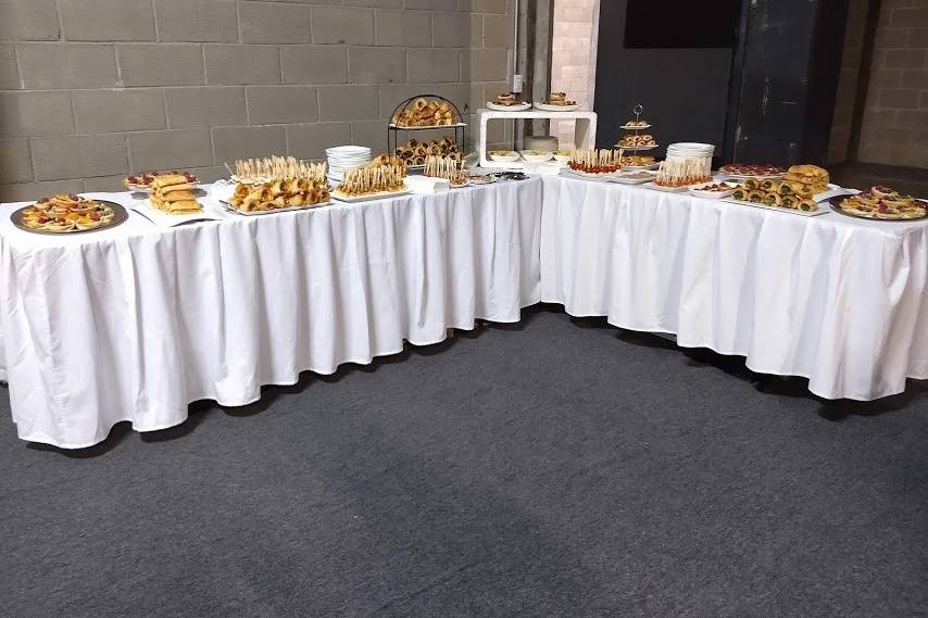 Mesas de canapés