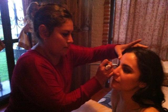 Preparando a la novia