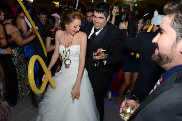 Disfrutando de la fiesta