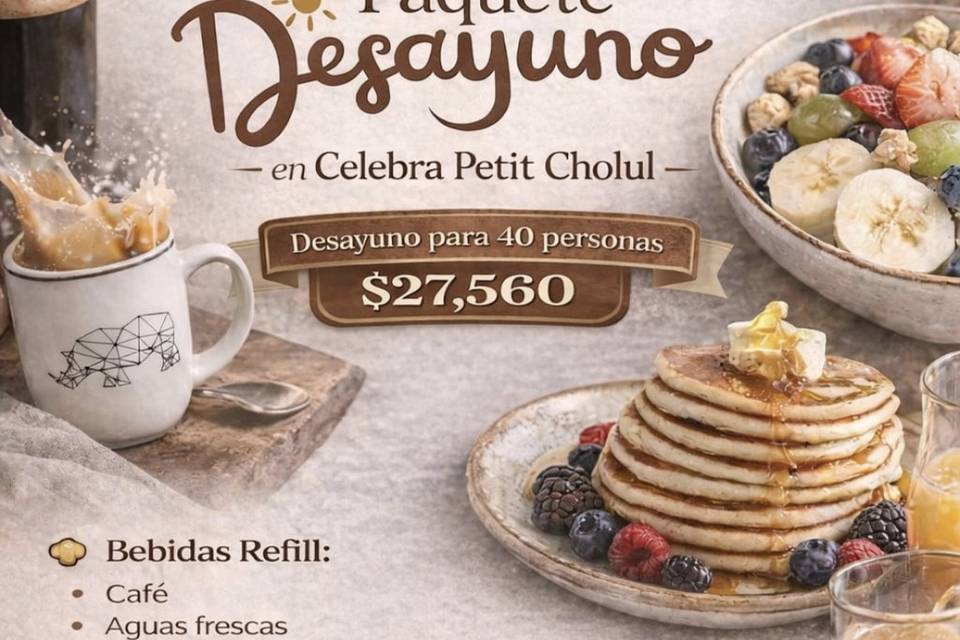 Paquete desayuno