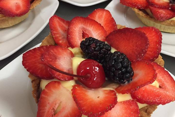 Tarta frutos rojos