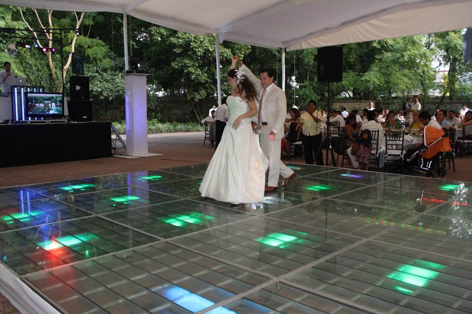 Pista de baile novios