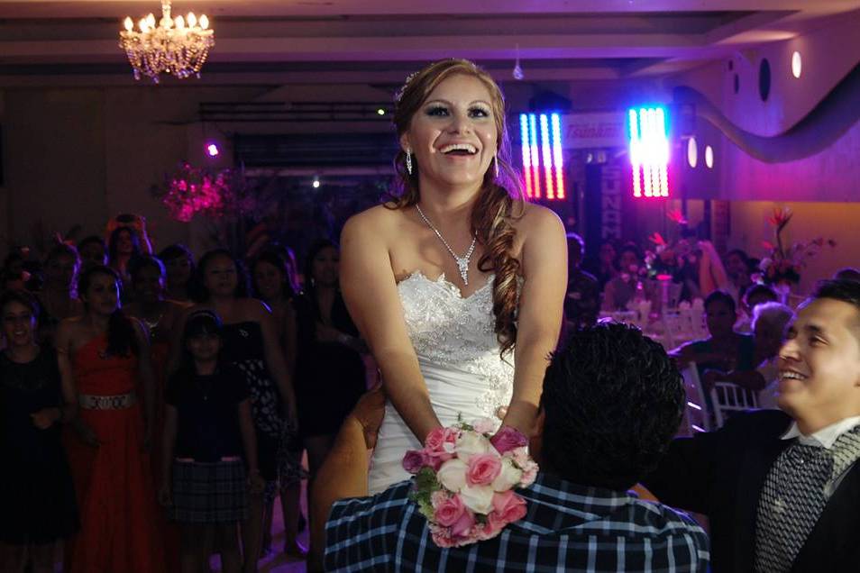 Boda iluminación leds