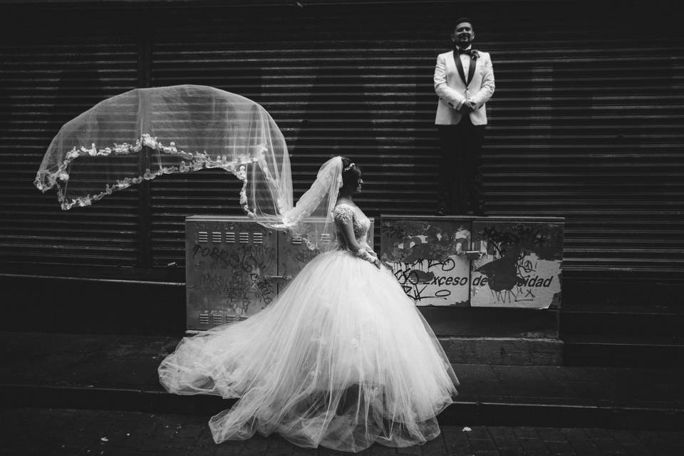 Boda A&J. CDMX. Centro.