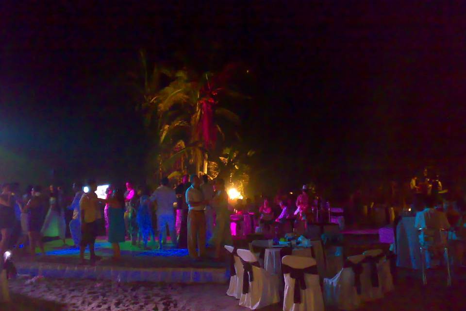 Fiesta en la playa