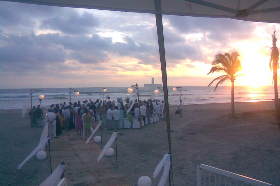 Boda en la playa