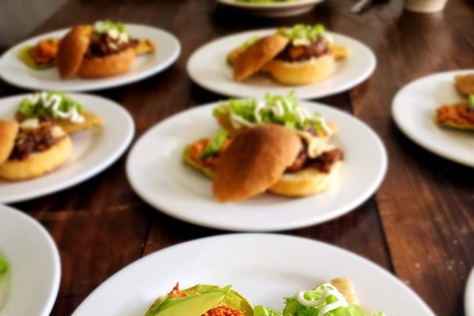 Canapés poblanos