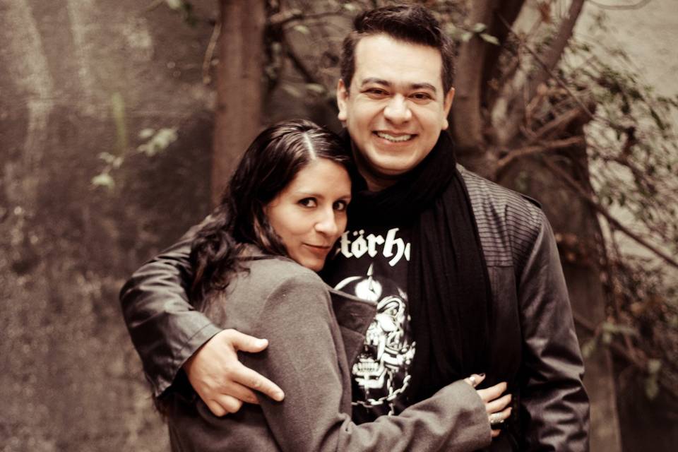 Sesión casual de novios