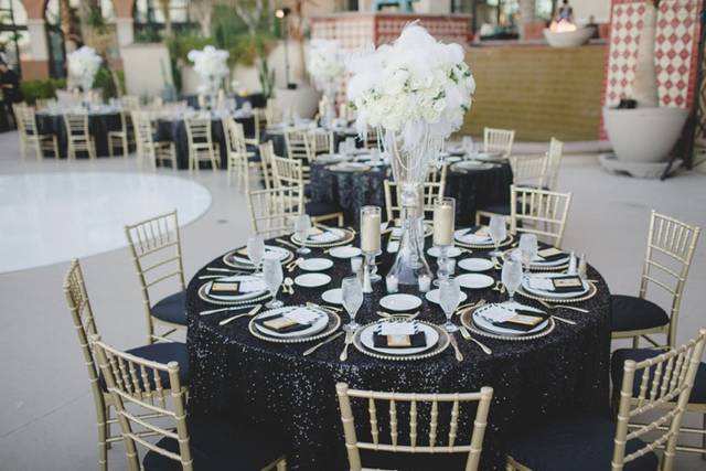 Elegante blanco y negro