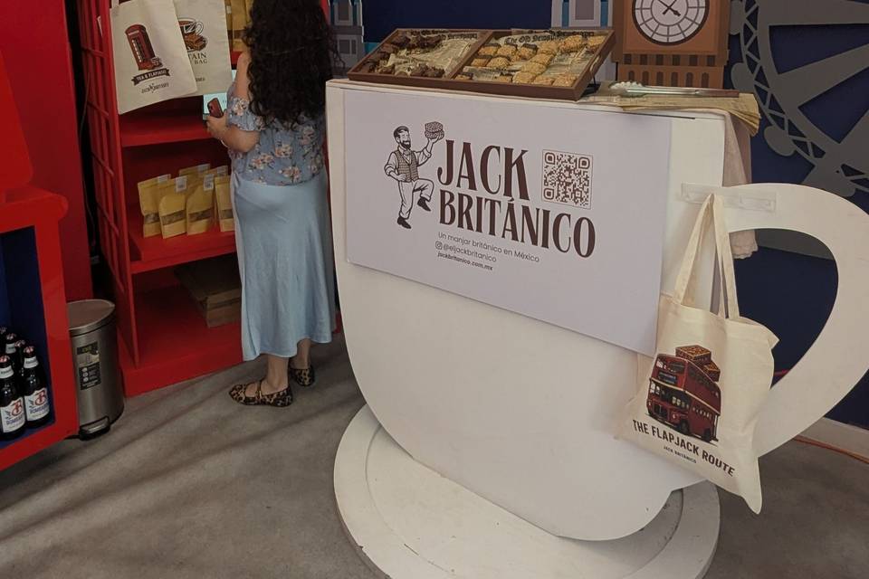 Nuestro stand en la Aldea Glob