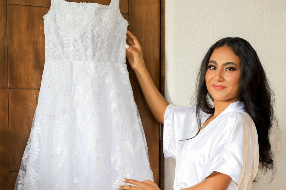 Vestido y novia