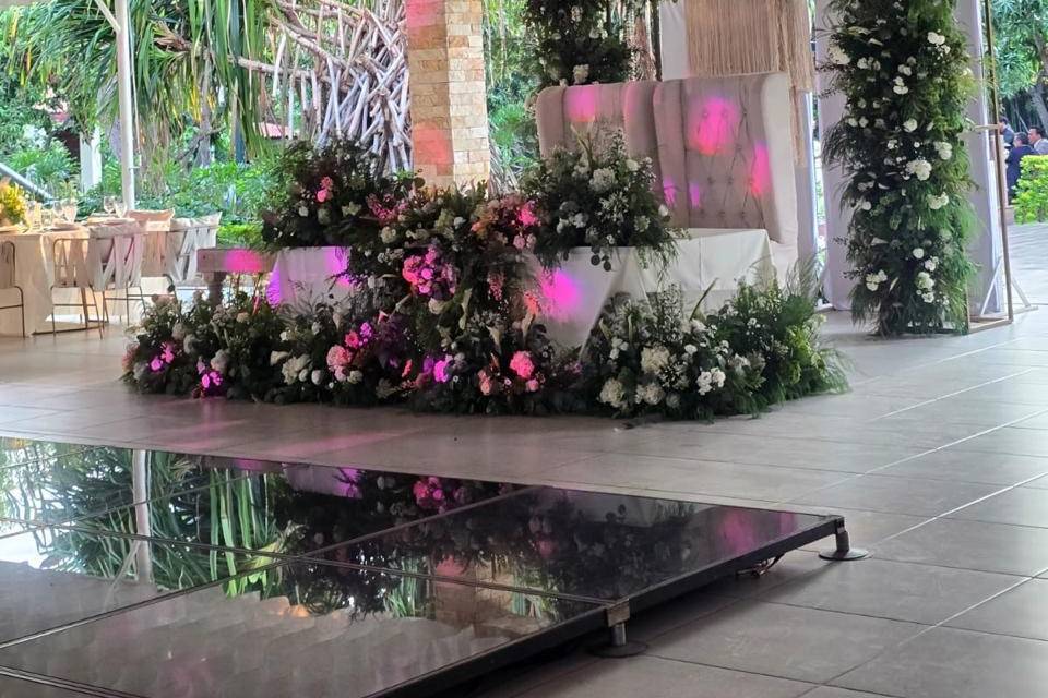 Decoracion Back novios