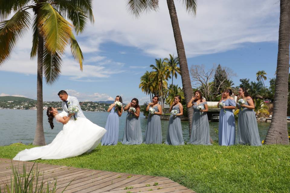 Novios y damas