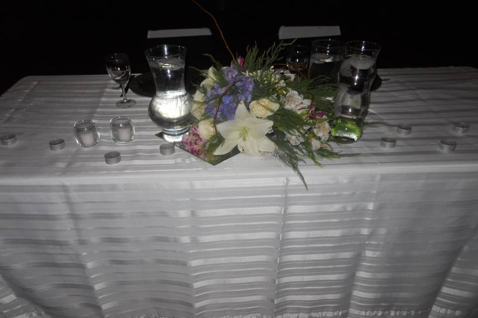 Centros de mesa para novios