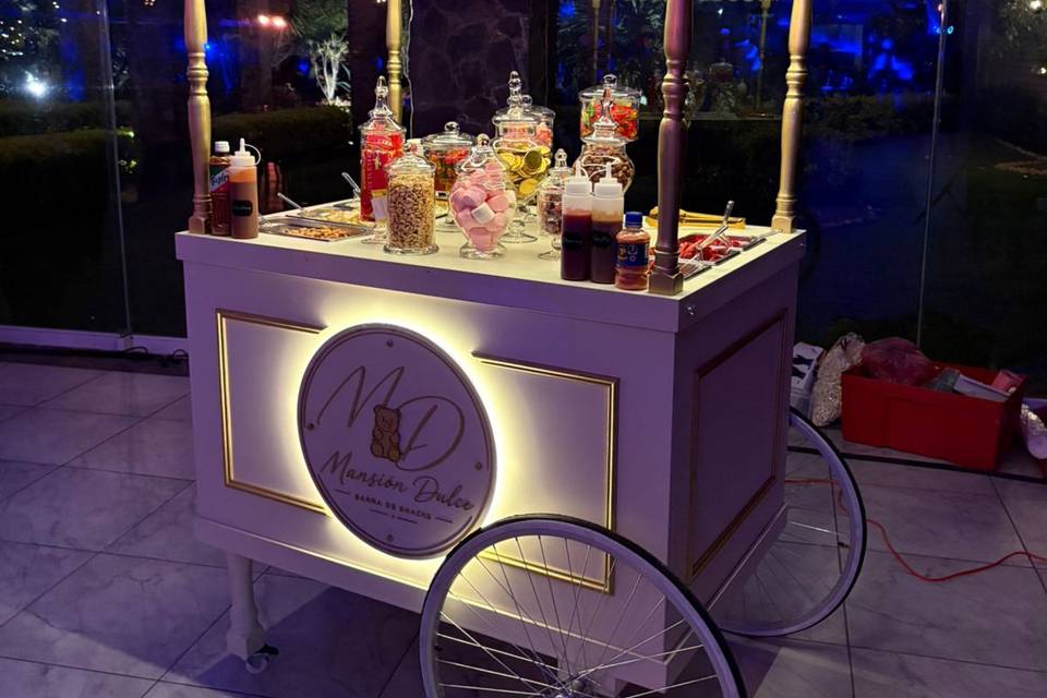 Carro de snacks premium