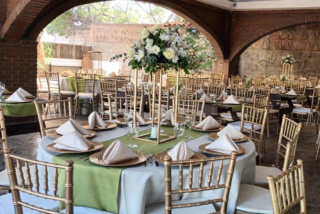 Boda verde, ivory