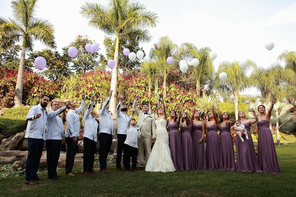 Novios y damas