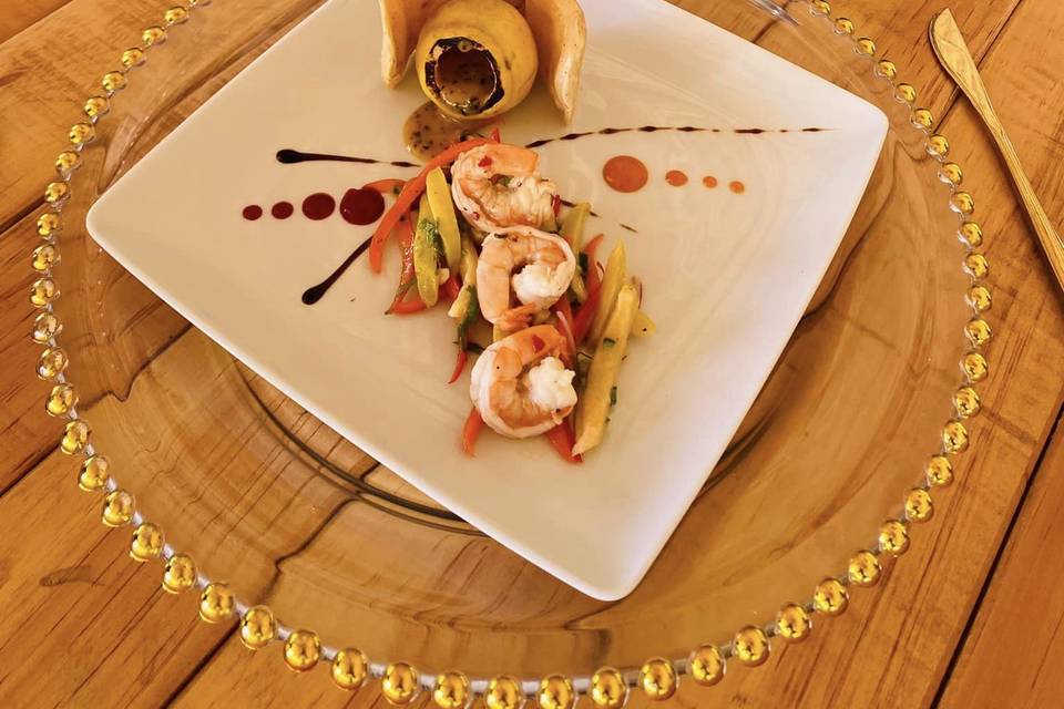 Ceviche de camarón