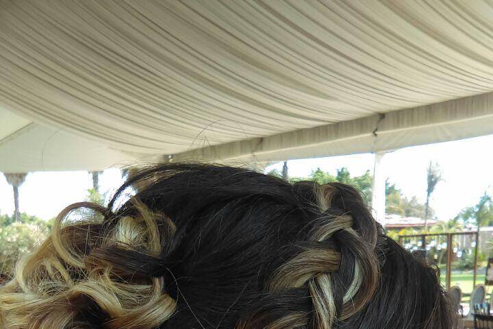 Trenza rubio