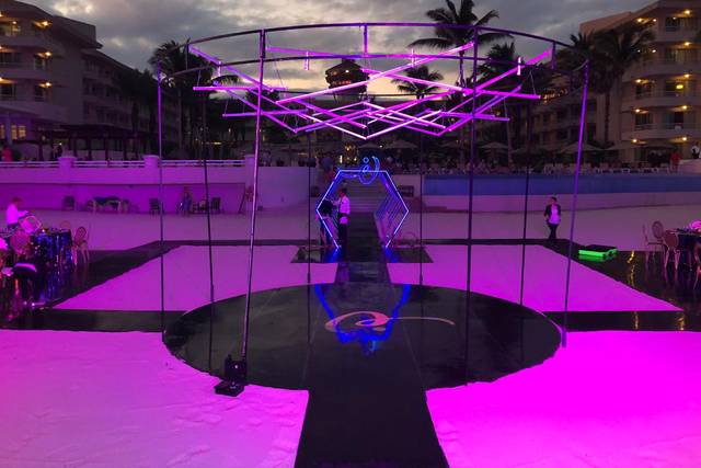 Pista de baile redonda en play